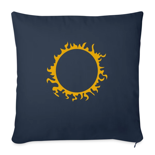 Le Motif de Dos de Kyo sur Housse de coussin décorative 45 x 45 cm