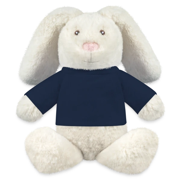 Maquette de Lapin en peluche recyclé MiniFeet® Crème à personnaliser