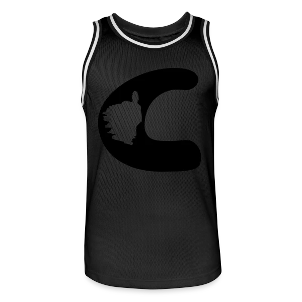 Lettre C Carte Corse sur Maillot de basket Homme