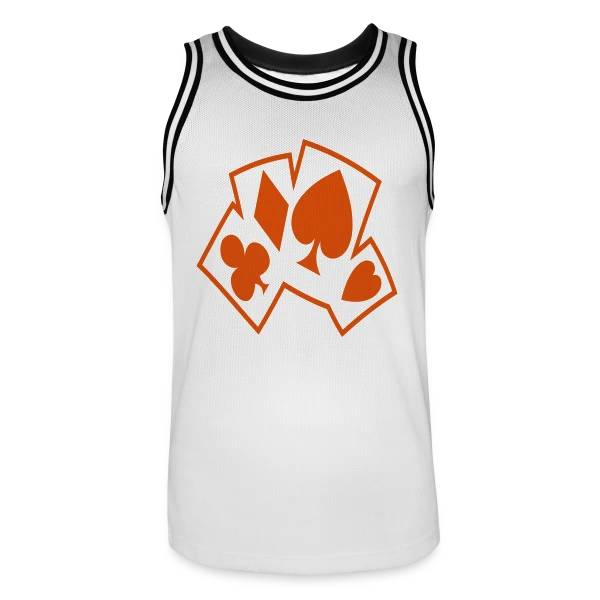 As du Poker : Maître des Cartes sur Maillot de basket Homme