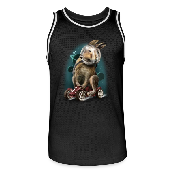 Lapin Racer Spatial sur Maillot de basket Homme