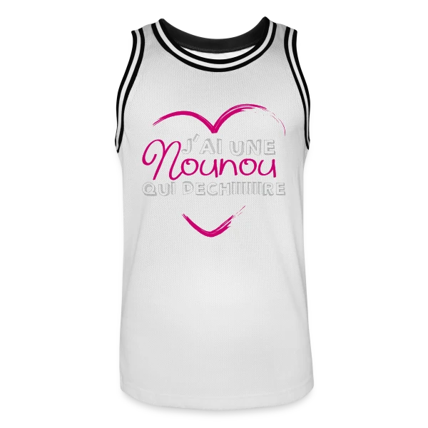 La Nounou qui Déchire sur Maillot de basket Homme