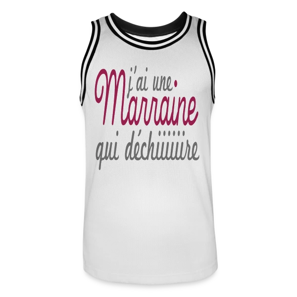 Marraine qui déchire sur Maillot de basket Homme