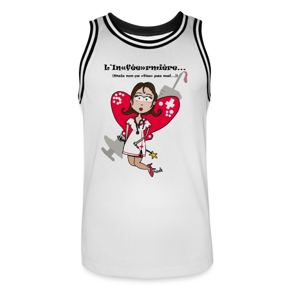 Inféermière Passionnée sur Maillot de basket Homme