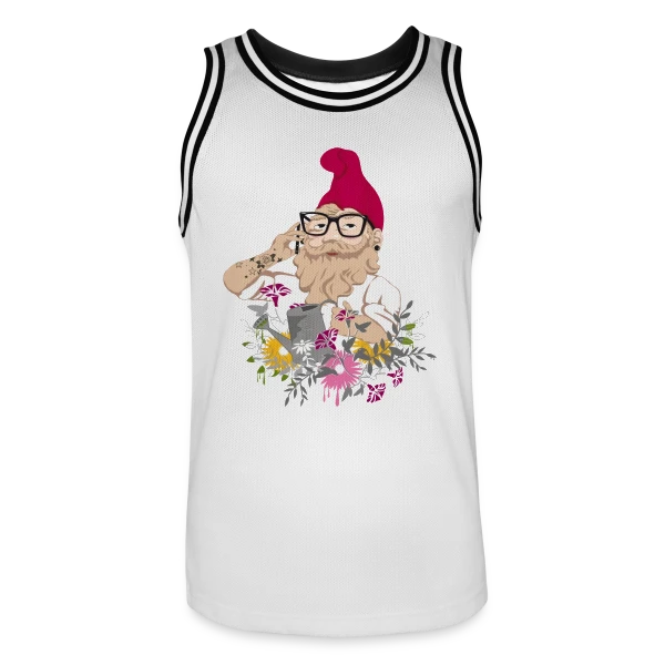 Jardinier Hipster sur Maillot de basket Homme