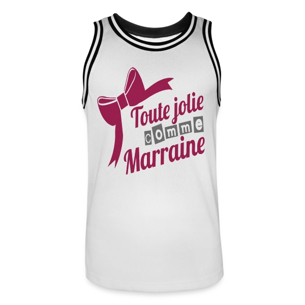 Ma Marraine Adorée, Toujours Jolie sur Maillot de basket Homme