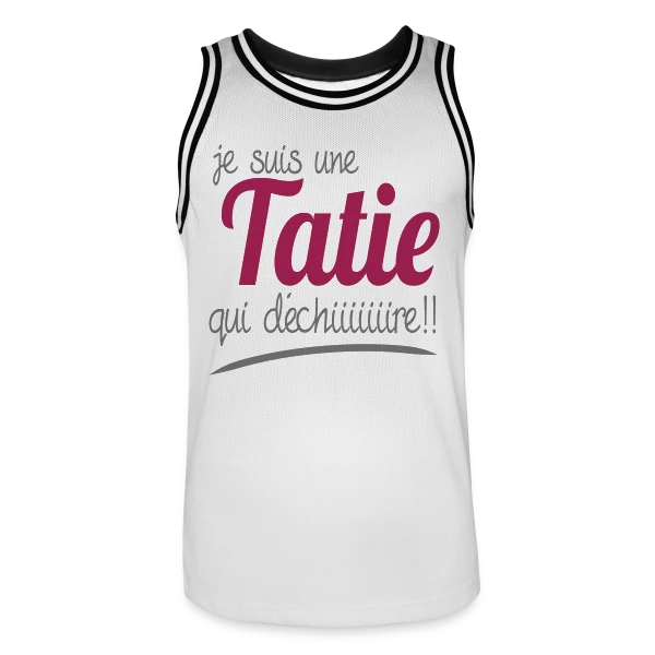Ma Tatie Qui Déchire sur Maillot de basket Homme
