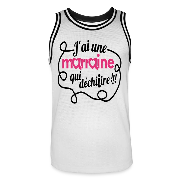 Marraine qui déchire ! sur Maillot de basket Homme