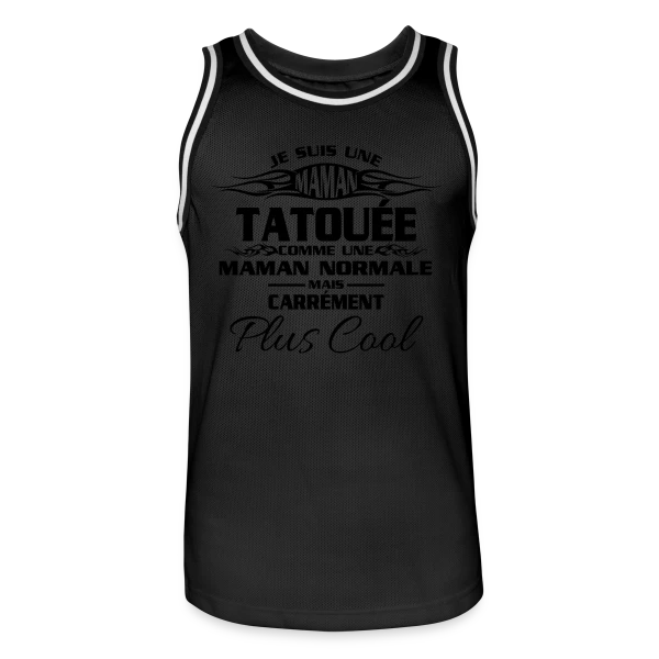Maman Tatouée Tendance sur Maillot de basket Homme