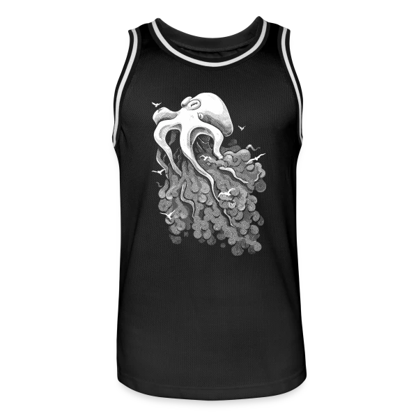 Pieuvre des Nuages sur Maillot de basket Homme