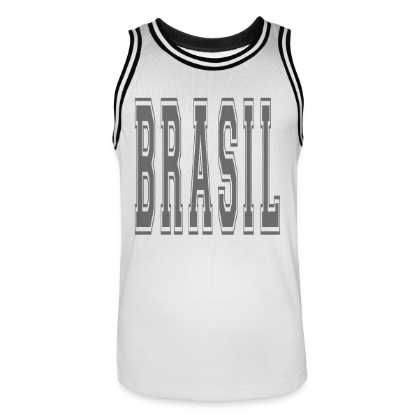 Fierté Brésilienne Football sur Maillot de basket Homme