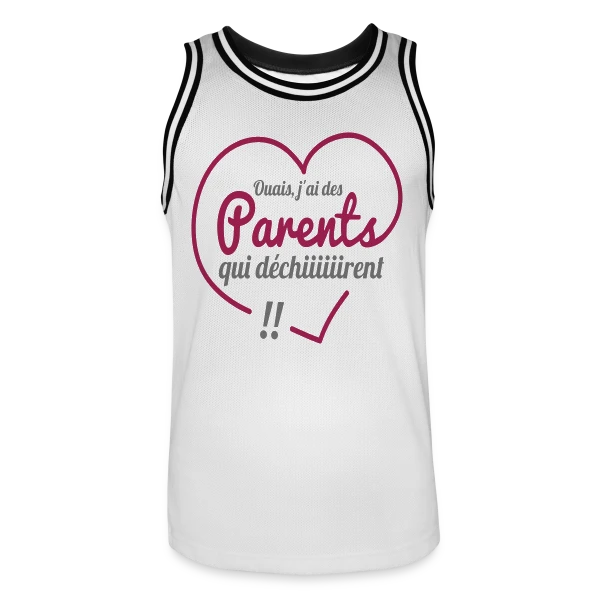 Super Parents qui Déchirent sur Maillot de basket Homme