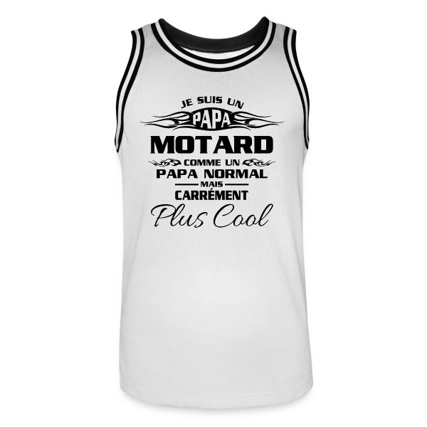 Esprit Motard Passionné sur Maillot de basket Homme