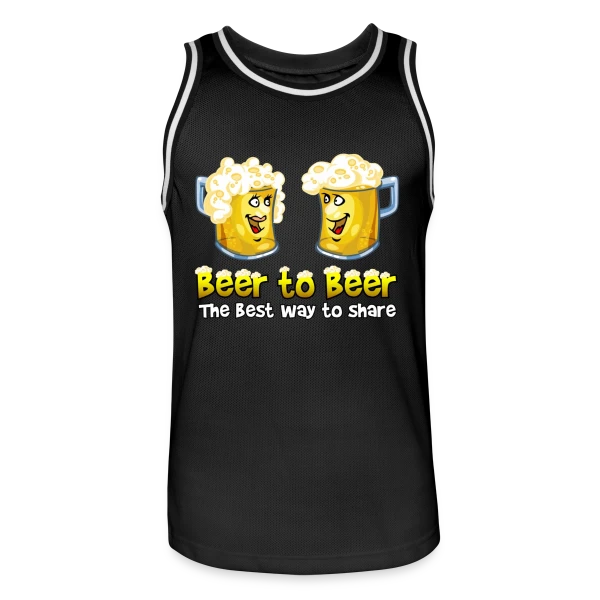Bières entre Amis sur Maillot de basket Homme