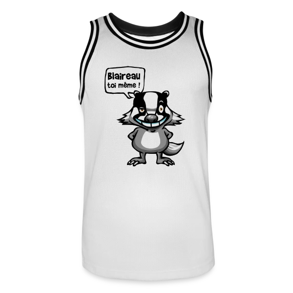 Le Blaireau Rigolo sur Maillot de basket Homme