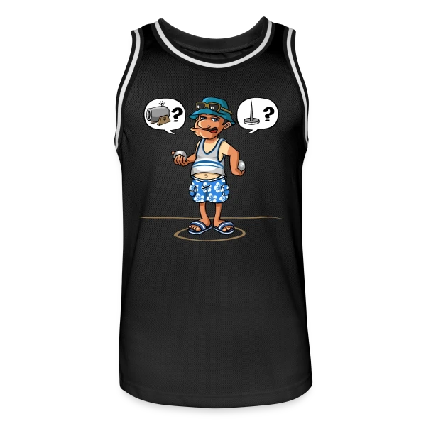 Passion Pétanque sur Maillot de basket Homme