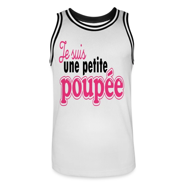 Ma Petite Poupée sur Maillot de basket Homme