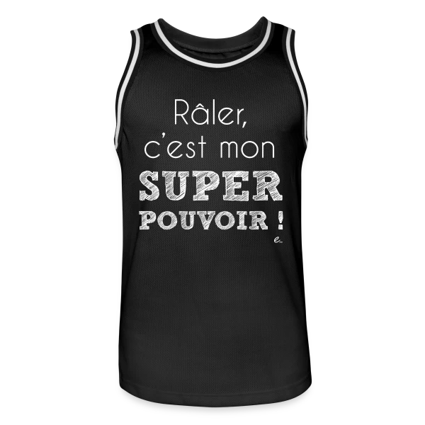 Mon Super Pouvoir : Révélez Votre Force Intérieure sur Maillot de basket Homme