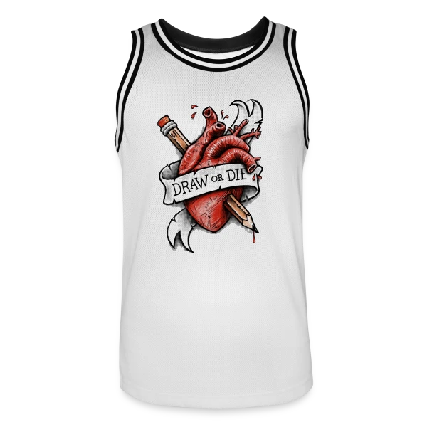 Dessine ou Meurs sur Maillot de basket Homme