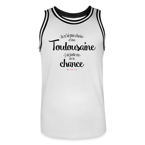 Fièrement Toulousaine : L'Esprit de la Ville Rose sur Maillot de basket Homme
