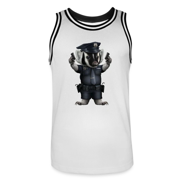 Blaireau Police sur Maillot de basket Homme