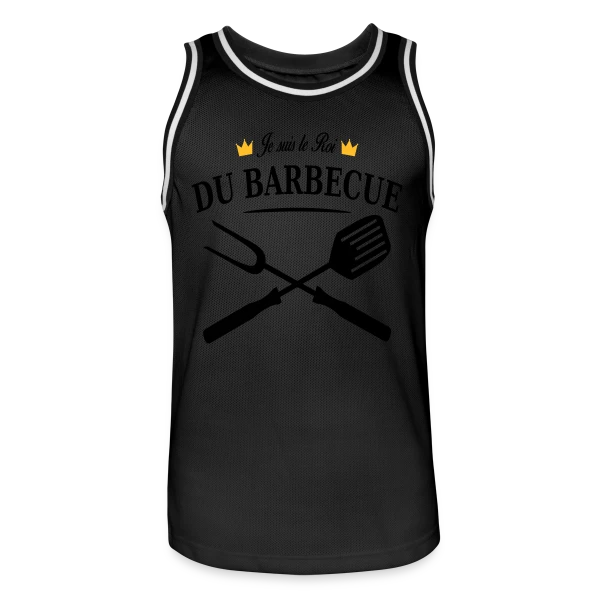 Le Roi Incontesté du Barbecue sur Maillot de basket Homme