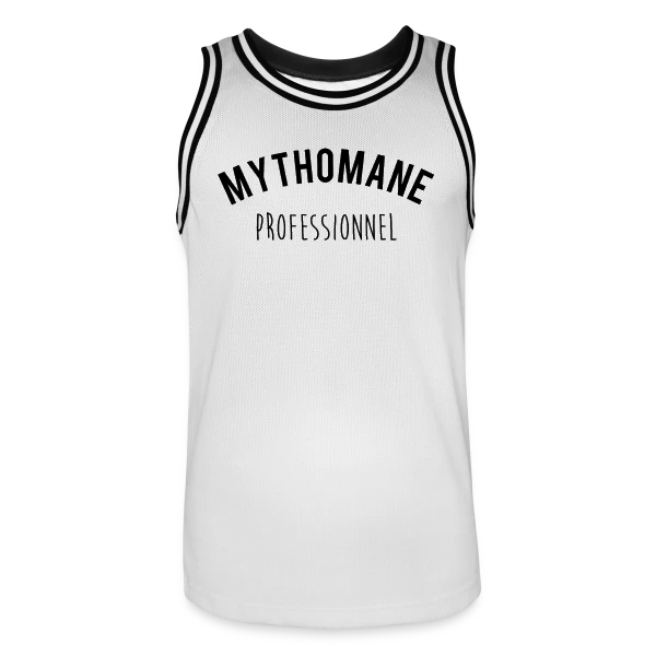 Maître Mythomane sur Maillot de basket Homme