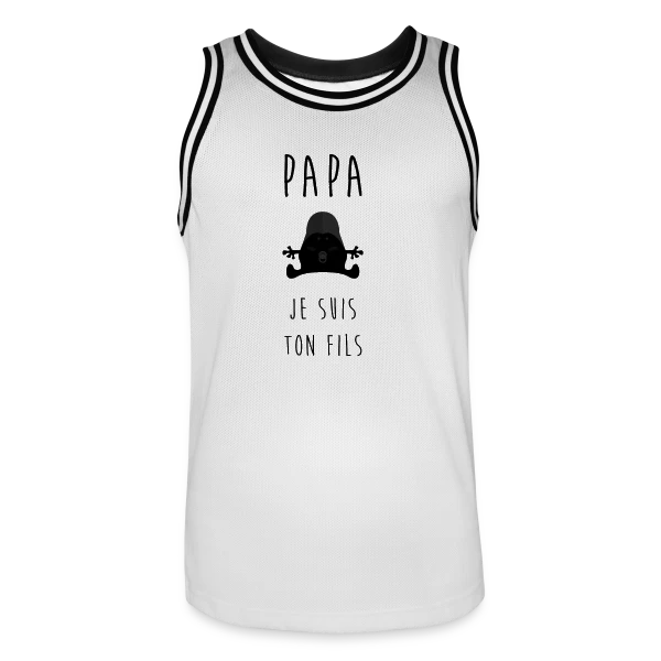 Iconique "Je suis ton père" - Cadeau Papa sur Maillot de basket Homme
