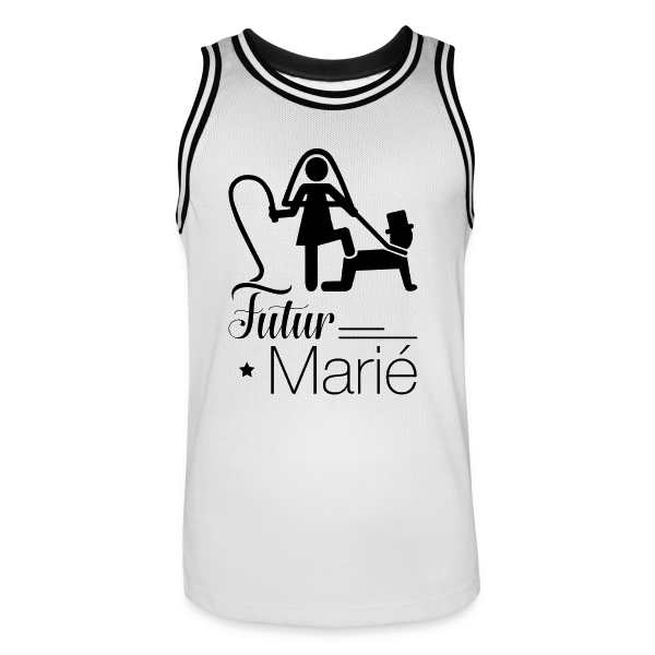 "Futur Marié" : Prêt pour le Grand Jour sur Maillot de basket Homme