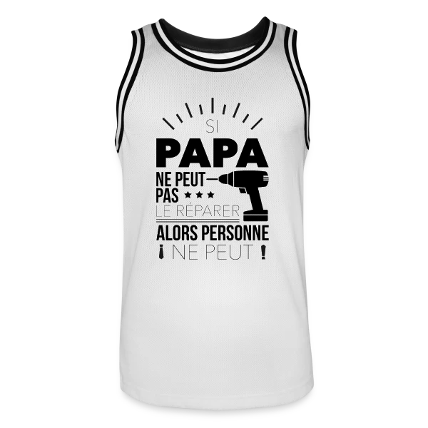 Si je peux pas... je peux pas ! sur Maillot de basket Homme