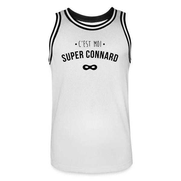 Grand Taquin : Humour et Style Décalé sur Maillot de basket Homme