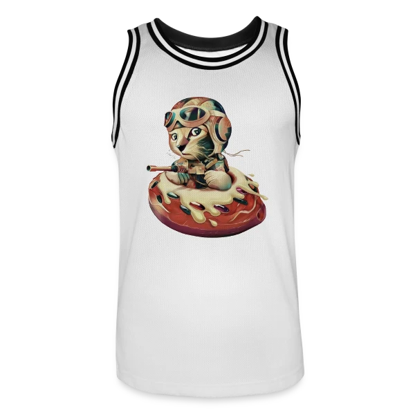 Donut Fighter sur Maillot de basket Homme