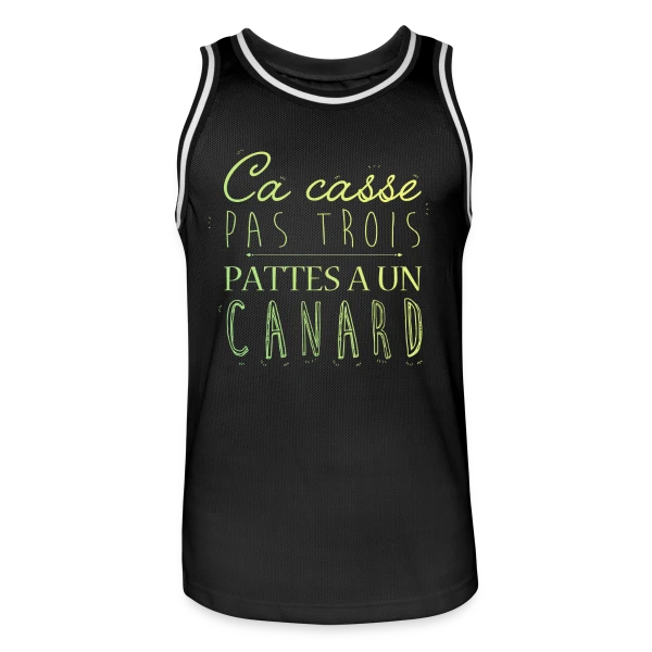 Ça Casse Pas Trois Pattes sur Maillot de basket Homme