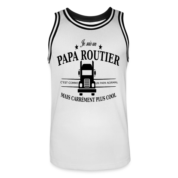 Papa Routier de Choc sur Maillot de basket Homme