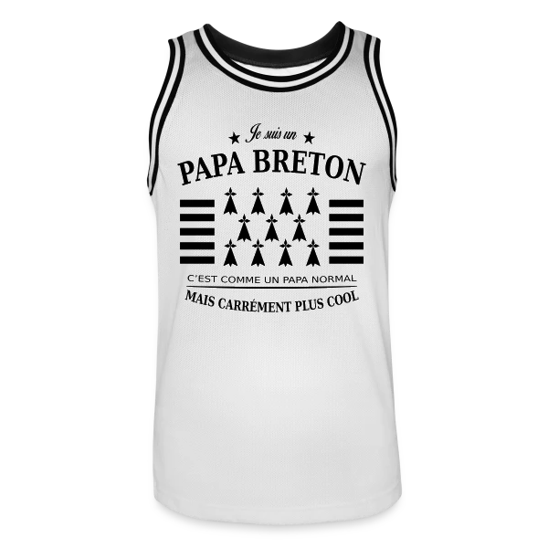 Papa Breton Authentique sur Maillot de basket Homme