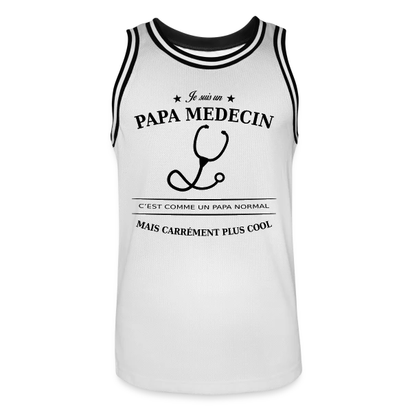 Papa Médecin Héroïque sur Maillot de basket Homme