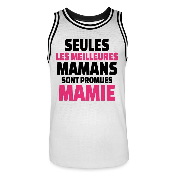 Maman Promue Mamie sur Maillot de basket Homme