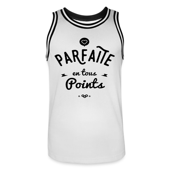 PARFAITE EN TOUS POINTS sur Maillot de basket Homme