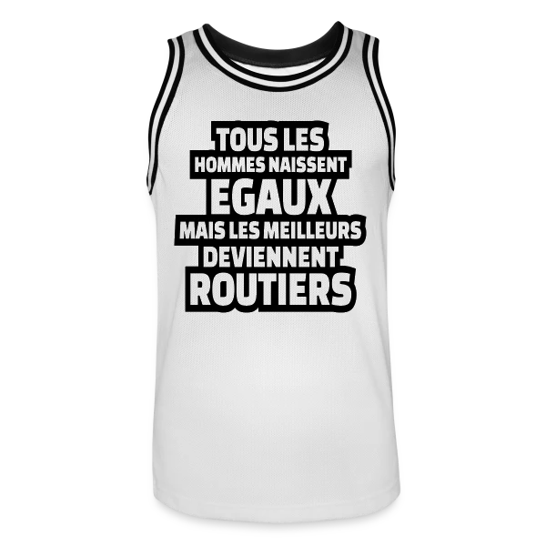 Routier : Les Meilleurs Deviennent Routiers sur Maillot de basket Homme