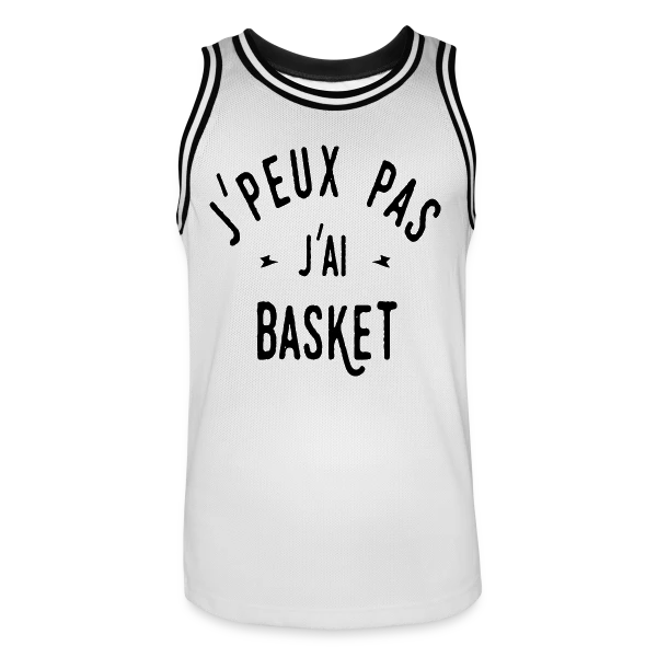 Je peux pas, j'ai basket ! sur Maillot de basket Homme