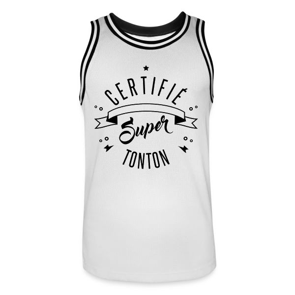 Certifié Super Tonton sur Maillot de basket Homme