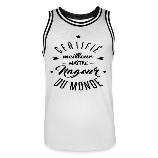 Le Meilleur Maître-Nageur sur Maillot de basket Homme