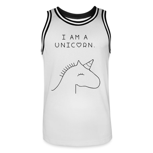 Je suis une Licorne Rêveuse sur Maillot de basket Homme