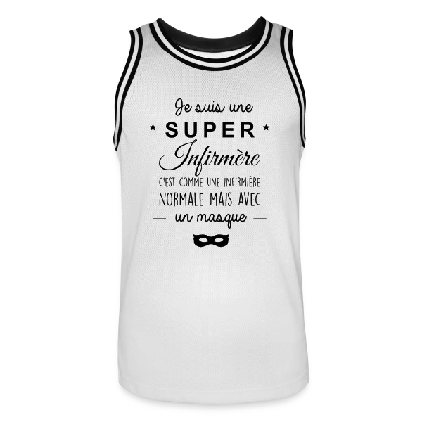 Super Infirmière : Ma Vocation, Ma Fierté sur Maillot de basket Homme