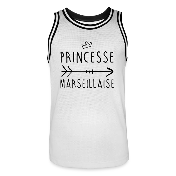 Princesse Marseillaise sur Maillot de basket Homme