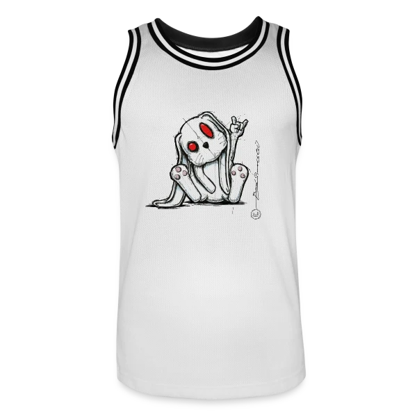 Lapin Rockeur Métal sur Maillot de basket Homme