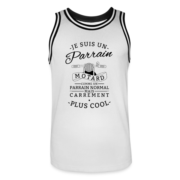 Parrain Motard : Le Plus Cool sur Maillot de basket Homme