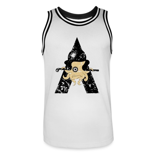 Poulpe Mécanique Steampunk sur Maillot de basket Homme