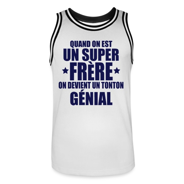On Devient un Tonton Génial sur Maillot de basket Homme