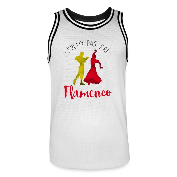 J'peux pas j'ai Flamenco sur Maillot de basket Homme